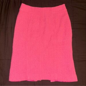 Elegant Pink Textured Women's Skirt from Mario Serrani | Size: 6